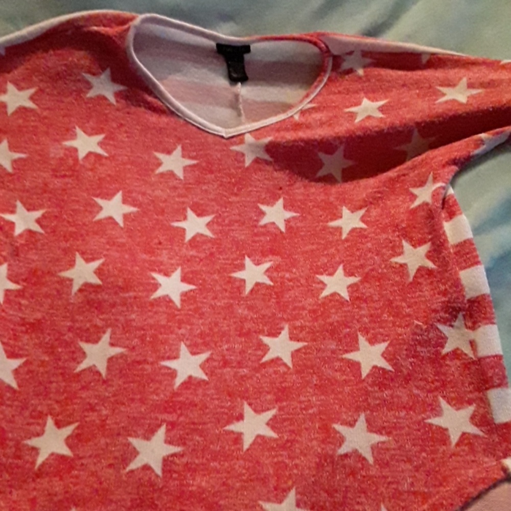 Rue 21 pink amaricana shirt